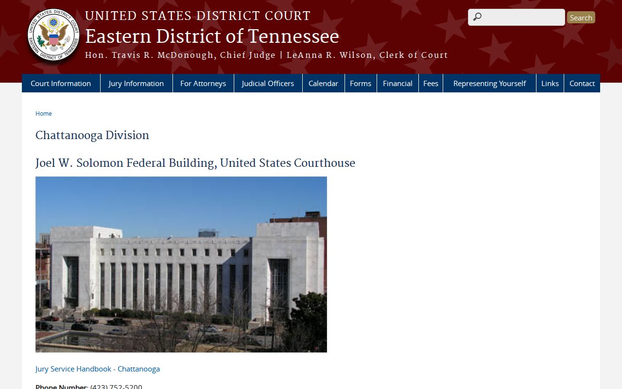 Polk County most wanted information distinguishes the Chattanooga federal court