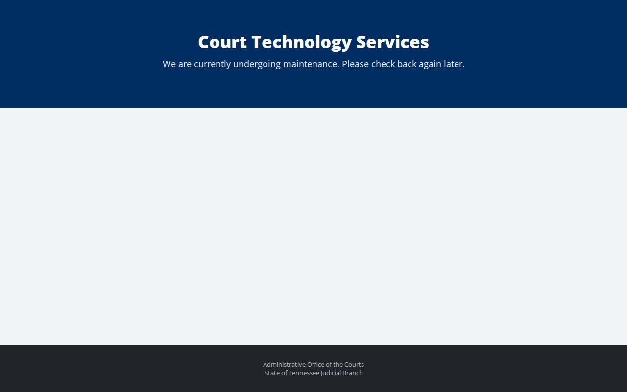 Polk County warrant records routing through the Tennessee court directory
